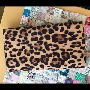 INC leopard print clutch with wallet NWOT